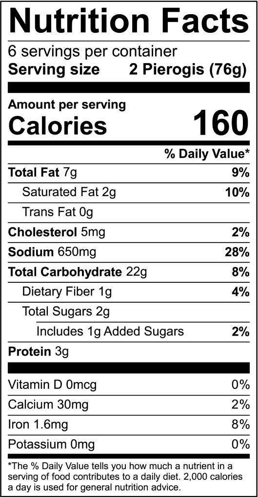 Option 1 Nutritional Facts